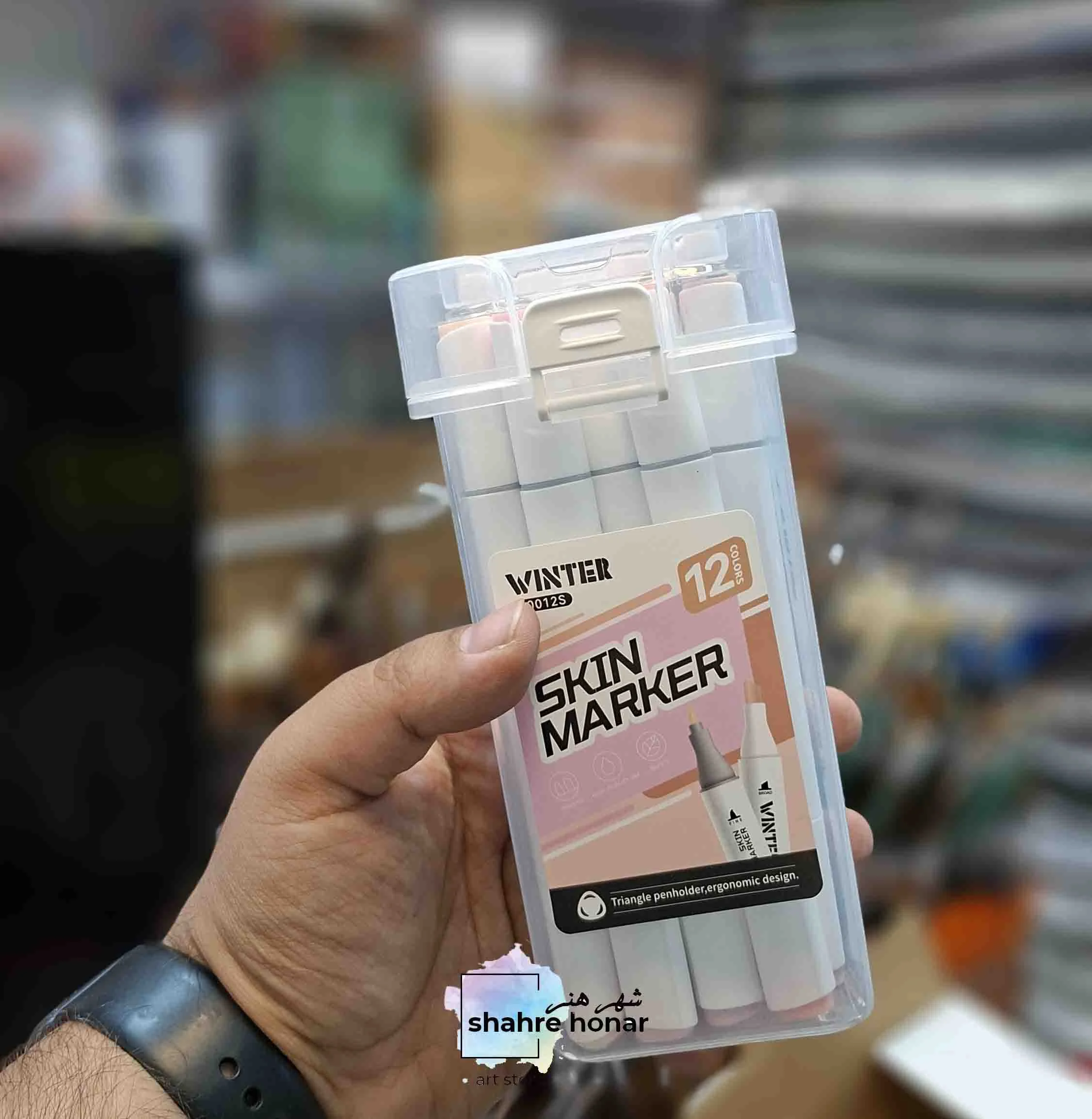 ماژیک راندو وینتر 12 رنگ پوست