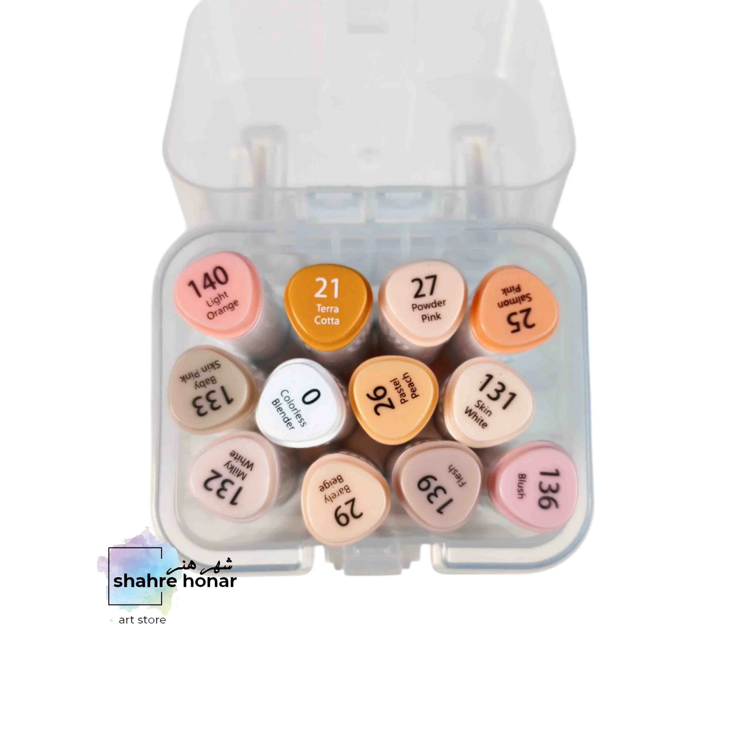 ماژیک راندو پیداکس 12 رنگ پوست